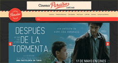 Desktop Screenshot of cinemaparaiso.com.co